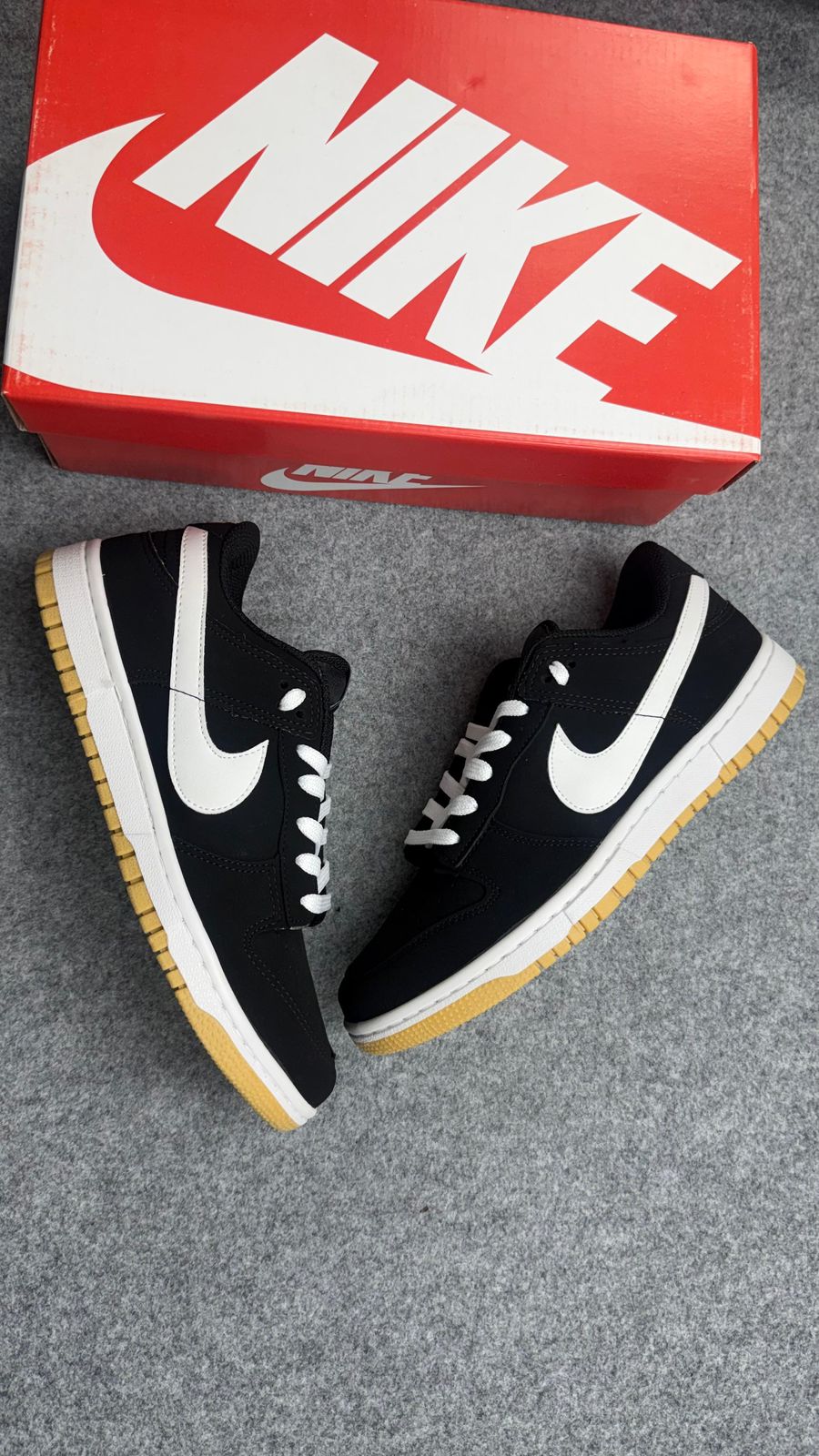 Tênis Nike Dunk Preto Nobuck