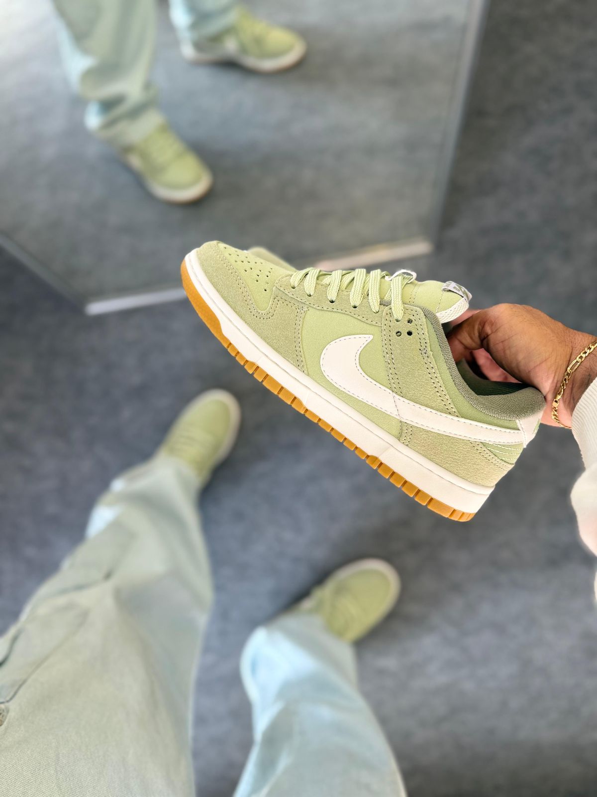 Tênis Nike Dunk Low – Linha Luxo em Couro