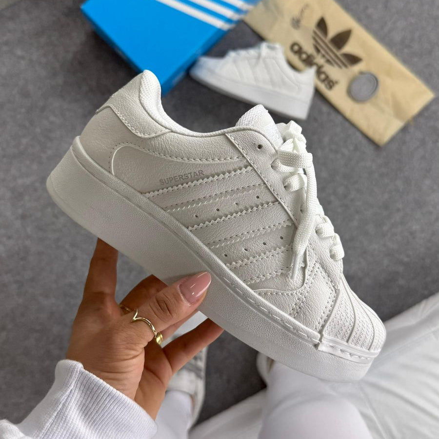 Tênis Adidas Super Star Plataforma – Branco