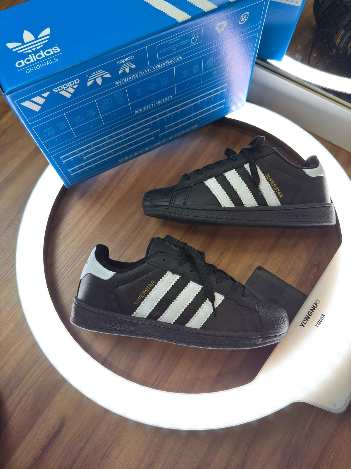 Tênis Adidas Superstar “Cabeção” Preto