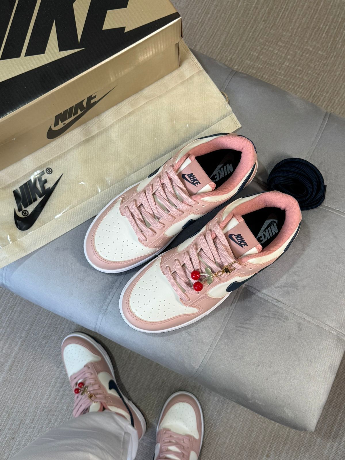 Tênis Nike Dunk Low Cereja