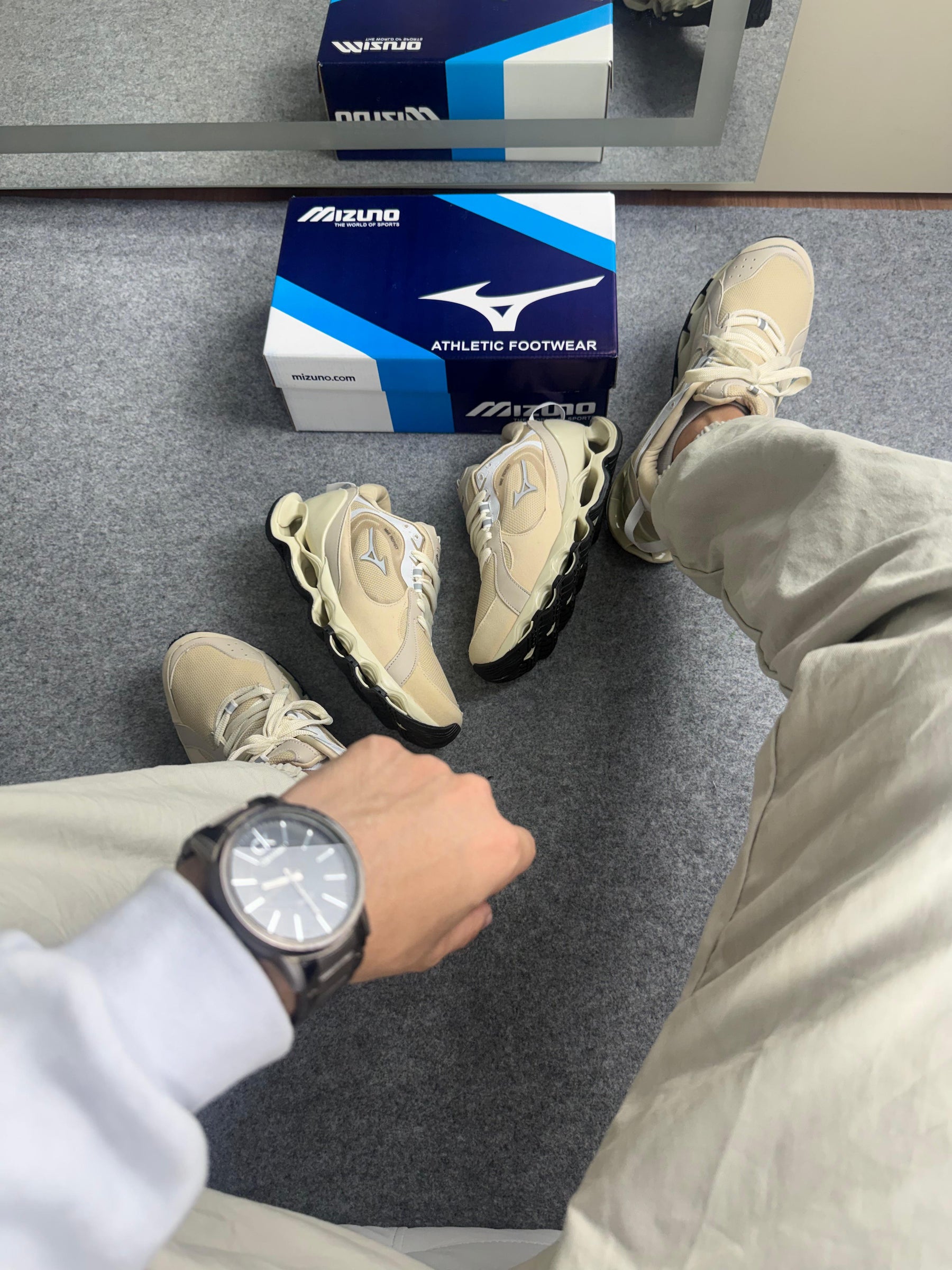 MIZUNO WAVE BETA 2 - CREME