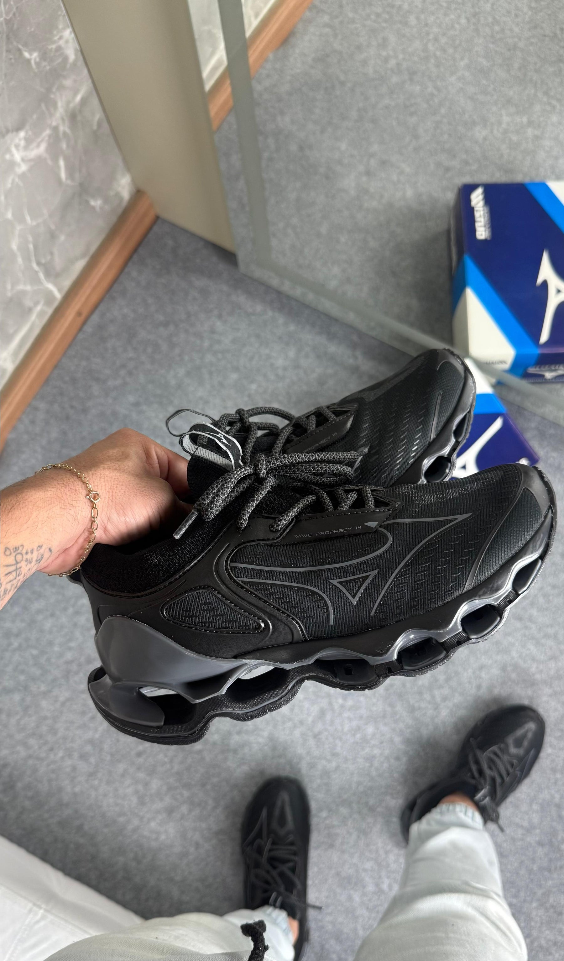 MIZUNO PRO 14 - PRETO/ GRAFITE