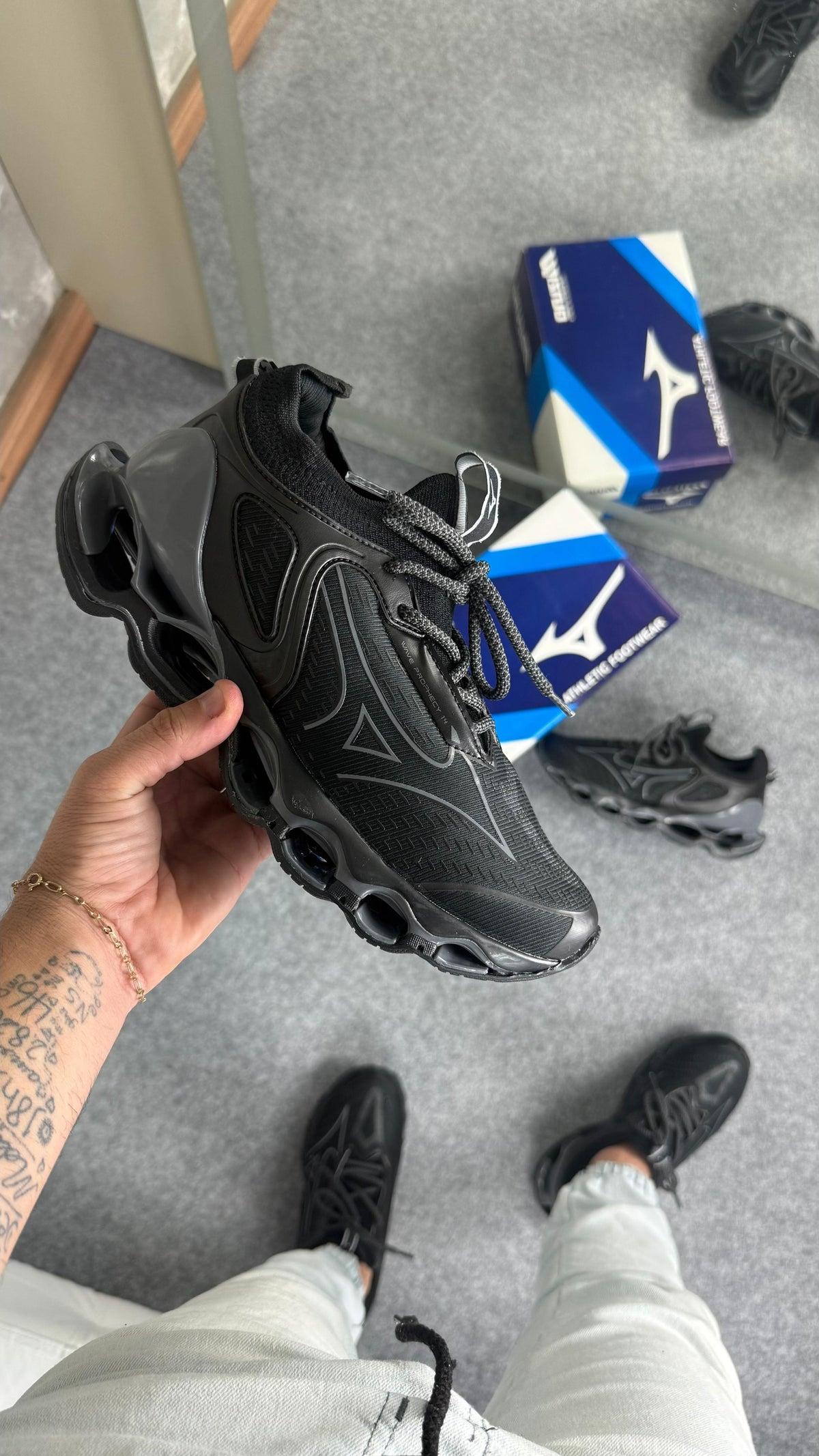 MIZUNO PRO 14 - PRETO/ GRAFITE